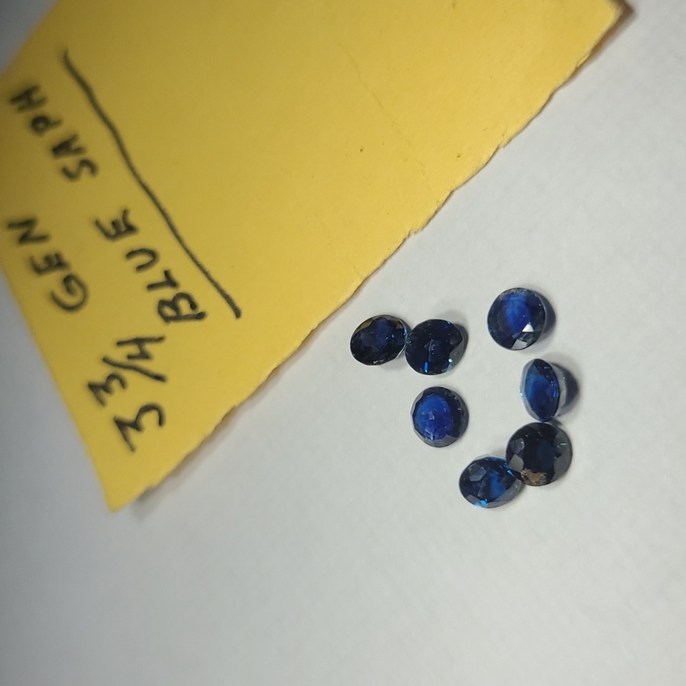 Blue Sapphire 3.75mm